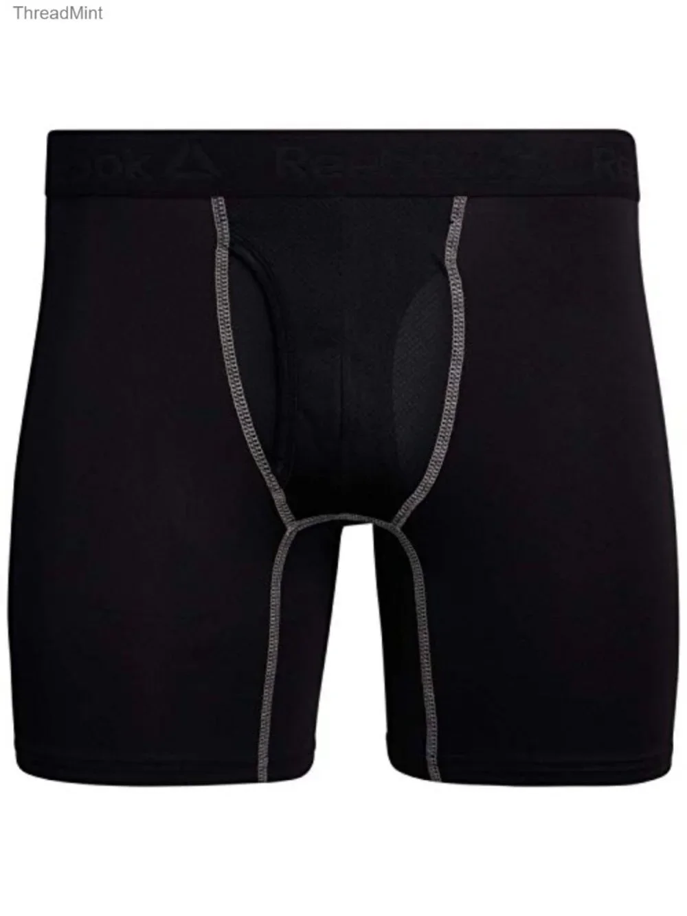Mens Boxer Briefs 4 Pack Performance Underwear Functional Fly 6 Inseam
